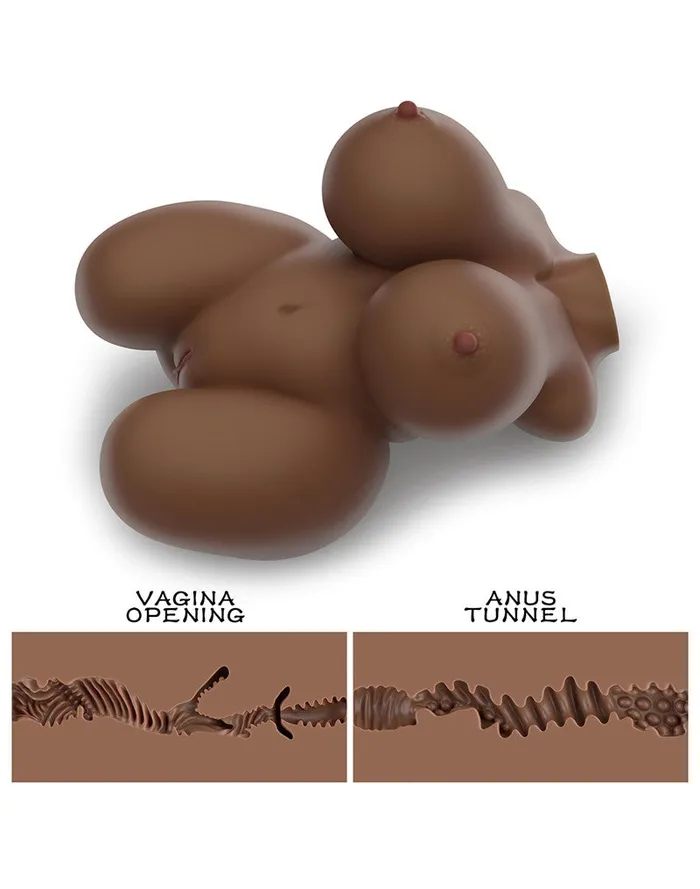 Lovetoy - Masturbator - Streetgirls 6 - Realistische Masturbator - Bruin - TPE | Lovetoy Male Sex Toys