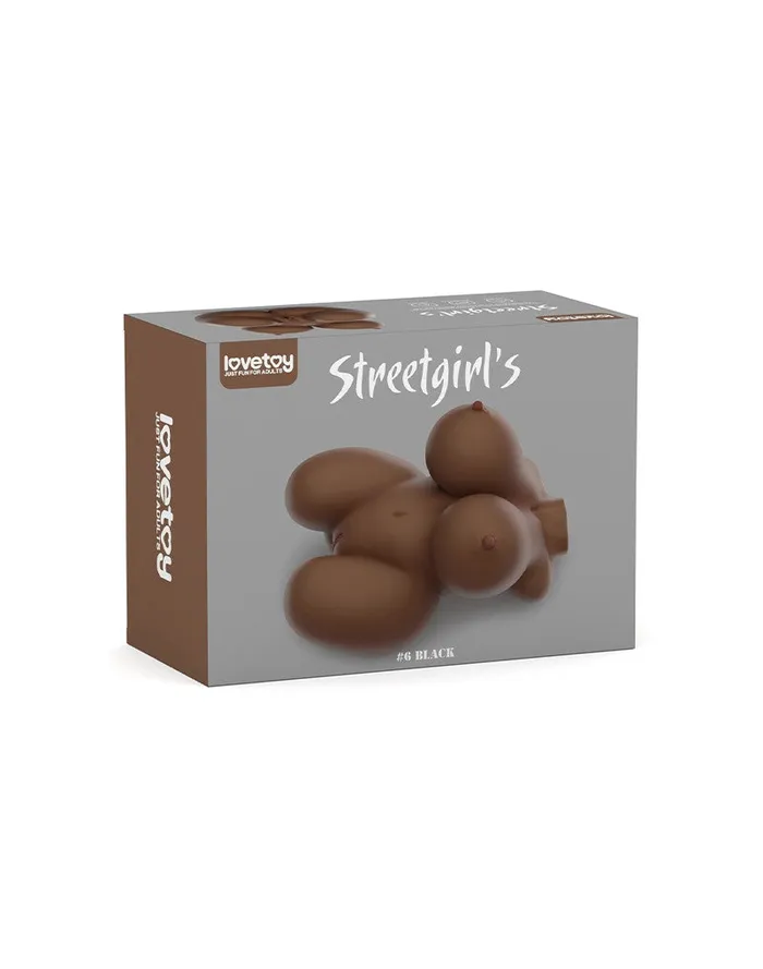Lovetoy - Masturbator - Streetgirls 6 - Realistische Masturbator - Bruin - TPE | Lovetoy Male Sex Toys