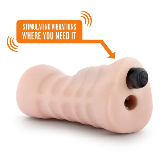 Enlust - Destini - Vibrating Stroker - Beige | Blush Male Sex Toys