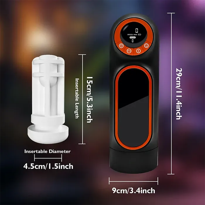 Lovetoyshub Male Sex Toys | Hands-free Thrusting Sucking Vibrating Male Stroker with Suction Cup
