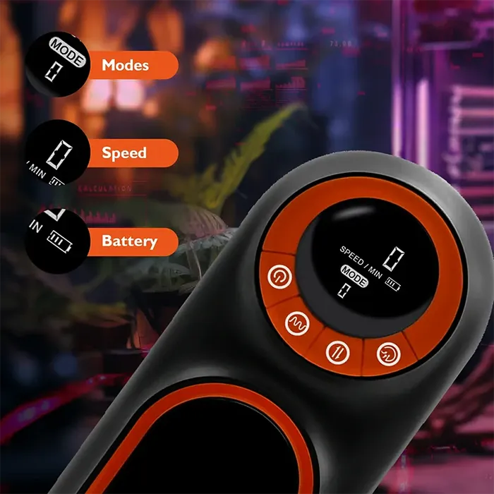 Lovetoyshub Male Sex Toys | Hands-free Thrusting Sucking Vibrating Male Stroker with Suction Cup