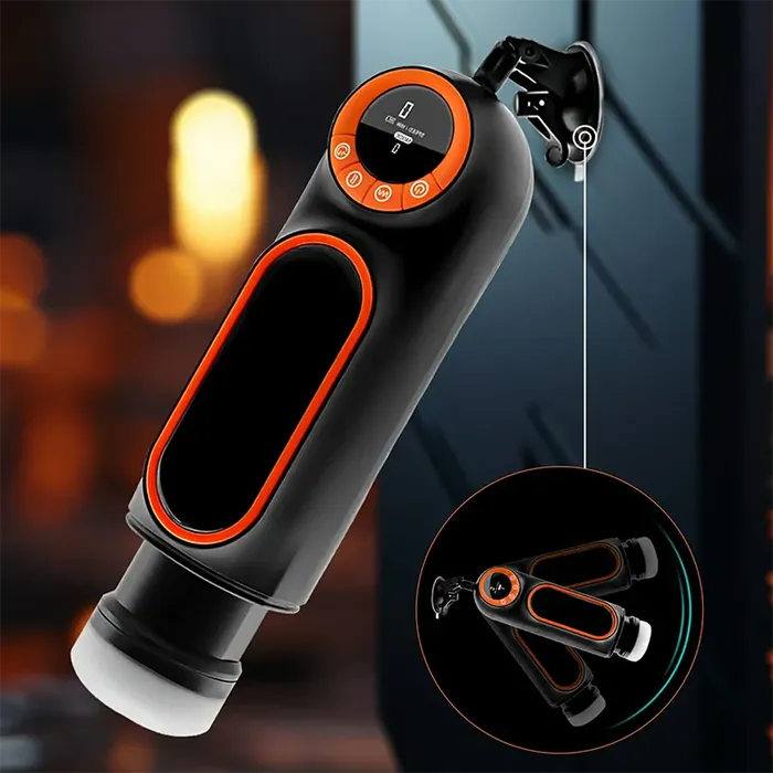 Lovetoyshub Male Sex Toys | Hands-free Thrusting Sucking Vibrating Male Stroker with Suction Cup