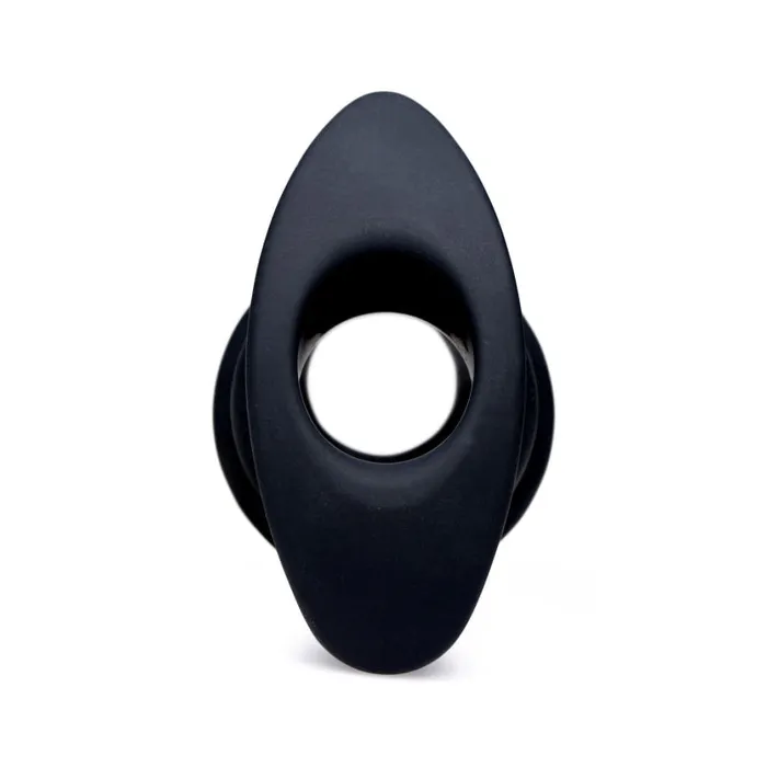 Male Sex Toys | XR Brands Master Series Hive Ass Tunnel Silicone Ribbed Hollow Anal Plug - Medium Male Sex Toys | XR Brands Master Series Hive Ass Tunnel Silicone Ribbed Hollow Anal Plug - Medium