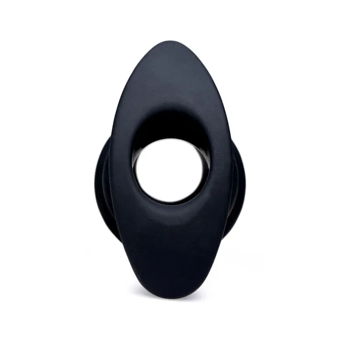 Male Sex Toys | XR Brands Master Series Hive Ass Tunnel Silicone Ribbed Hollow Anal Plug - Medium Male Sex Toys | XR Brands Master Series Hive Ass Tunnel Silicone Ribbed Hollow Anal Plug - Medium