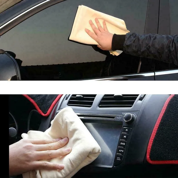 Vibrators | All-Purpose Chamois Synthetic Shammy Drying Towel Cloth Car Home Window Wash - Early2Bed