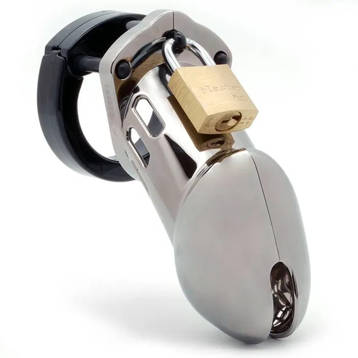 CBX Male Sex Toys CB6000 Chastity Cock Cage Kit Chrome 325 Inch Cock Cage Kit CBX Male Sex Toys CB6000 Chastity Cock Cage Kit Chrome 325 Inch Cock Cage Kit
