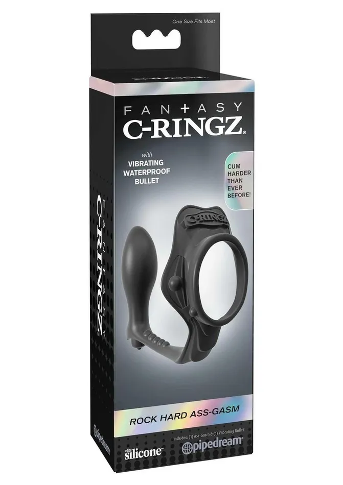 Fantasy CRingz Silicone Rock Hard AssGasm Cock Ring with Bullet Fantasy CRingz Male Sex Toys Fantasy CRingz Silicone Rock Hard AssGasm Cock Ring with Bullet Fantasy CRingz Male Sex Toys