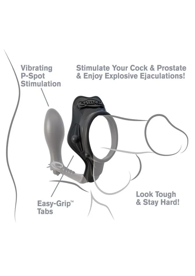 Fantasy CRingz Silicone Rock Hard AssGasm Cock Ring with Bullet Fantasy CRingz Male Sex Toys Fantasy CRingz Silicone Rock Hard AssGasm Cock Ring with Bullet Fantasy CRingz Male Sex Toys
