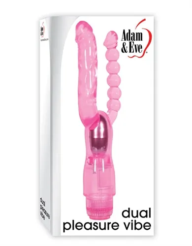 Adam and Eve Vibrators Adam and Eve Dual Pleasure Vibrator Pink