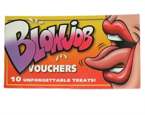 Blow Job Vouchers Ozze Creations Vibrators