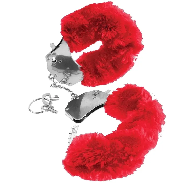 Couples HOL Fetish Fantasy Bondage Hand Cuffs Furry Red