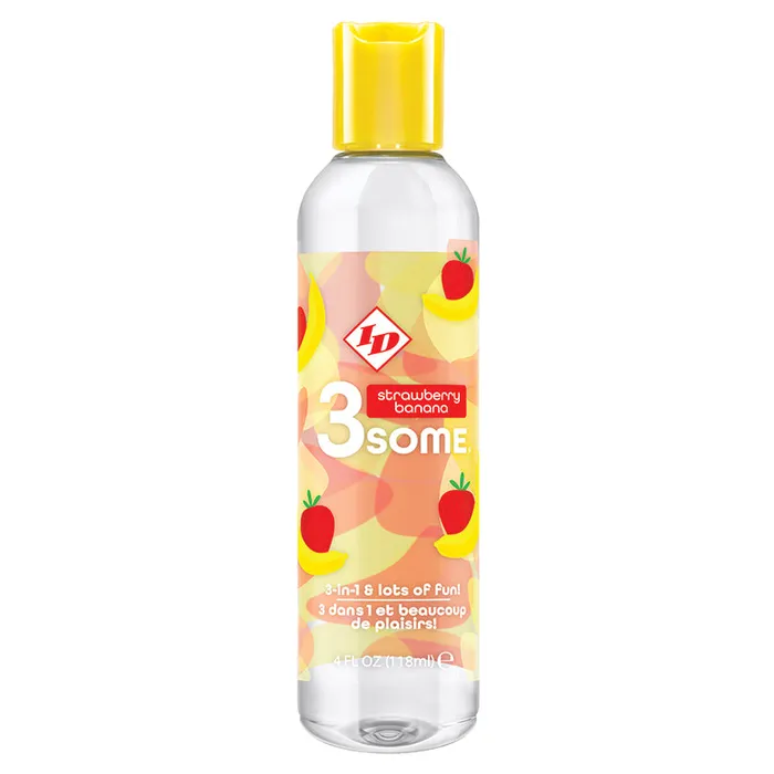 ID 3someStrawberry Banana 4oz ID LUBES Vibrators