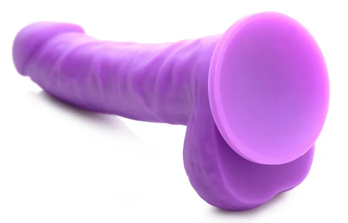 LOLLICOCK Female Sex Toys LolliCock 7 With Balls Silicone Grape