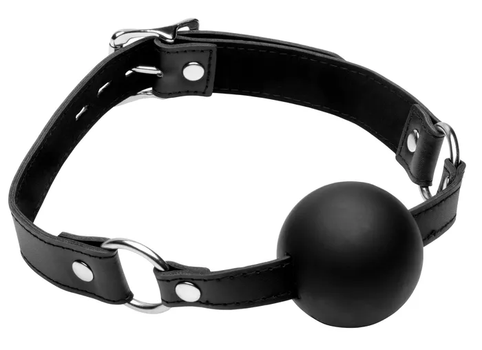 Male Sex Toys Xl Silicone Ball Gag XR Brands Strict