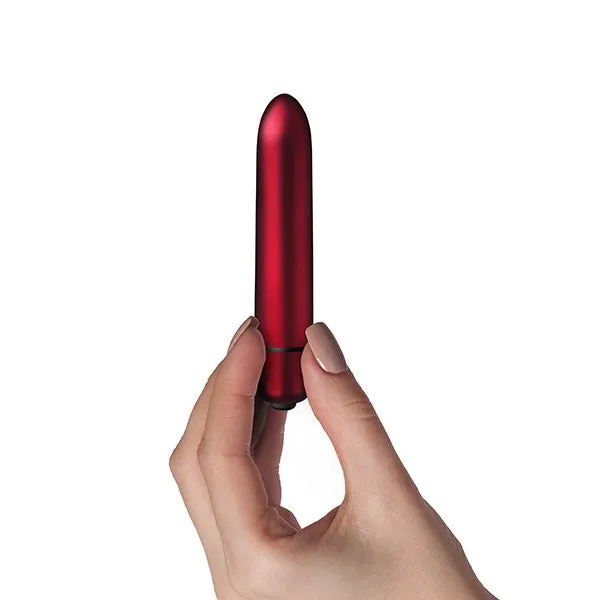 RocksOff Truly Yours RO90mm Scarlet Velvet Bullet Vibe RocksOff Vibrators RocksOff Truly Yours RO90mm Scarlet Velvet Bullet Vibe RocksOff Vibrators
