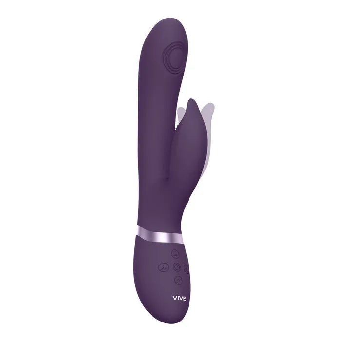 Shots Toys Vive Aimi Pulse Wave And Vibrate GSpot Vibrator Purple Vibrators