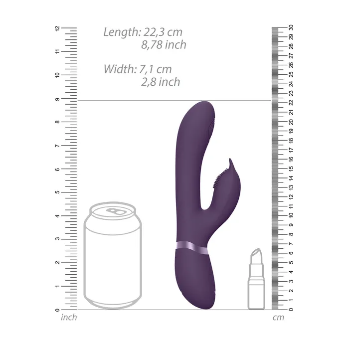 Shots Toys Vive Aimi Pulse Wave And Vibrate GSpot Vibrator Purple Vibrators