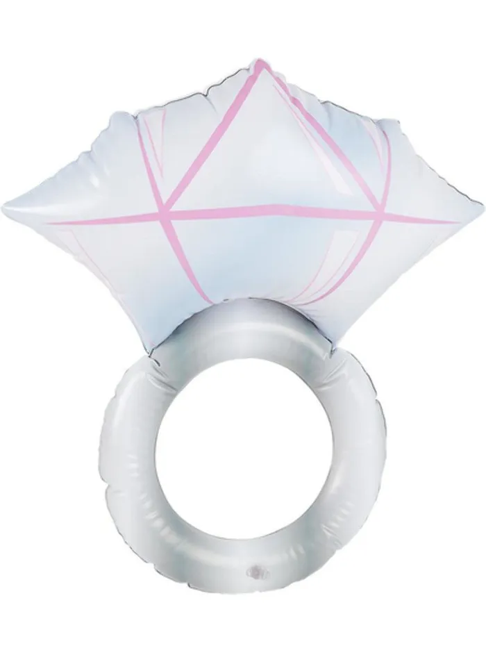 Silver Inflateable Diamond Ring 50cm Fever Lingerie Male Sex Toys