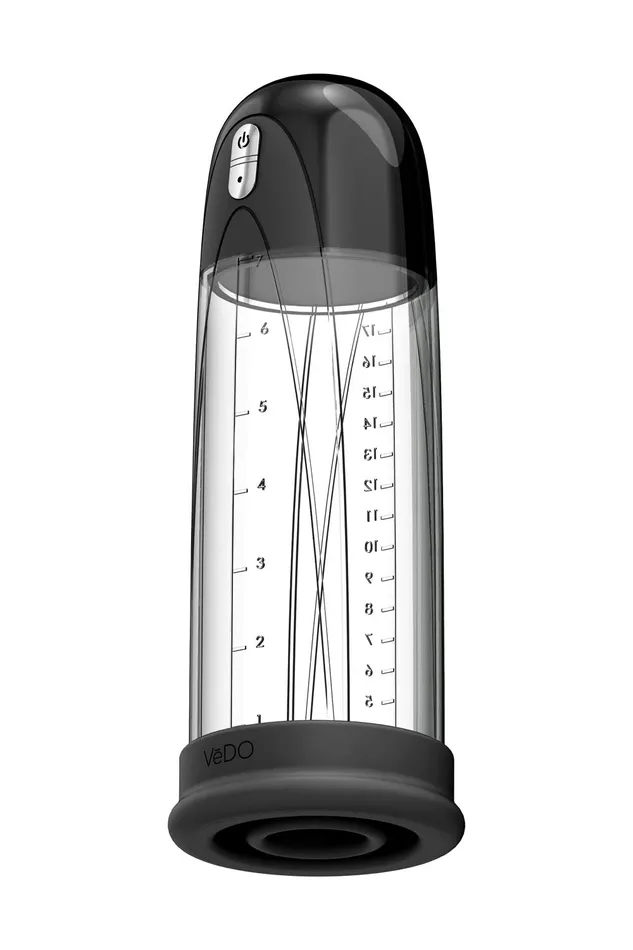 VeDO Male Sex Toys Pump Rechargeable Vacuum Penis Just Black