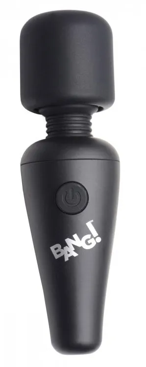 Vibrators Bang 10x Vibrating Mini Wand Black XR Brands