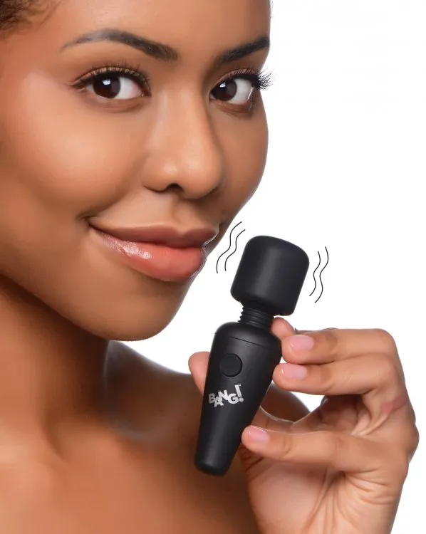 Vibrators Bang 10x Vibrating Mini Wand Black XR Brands