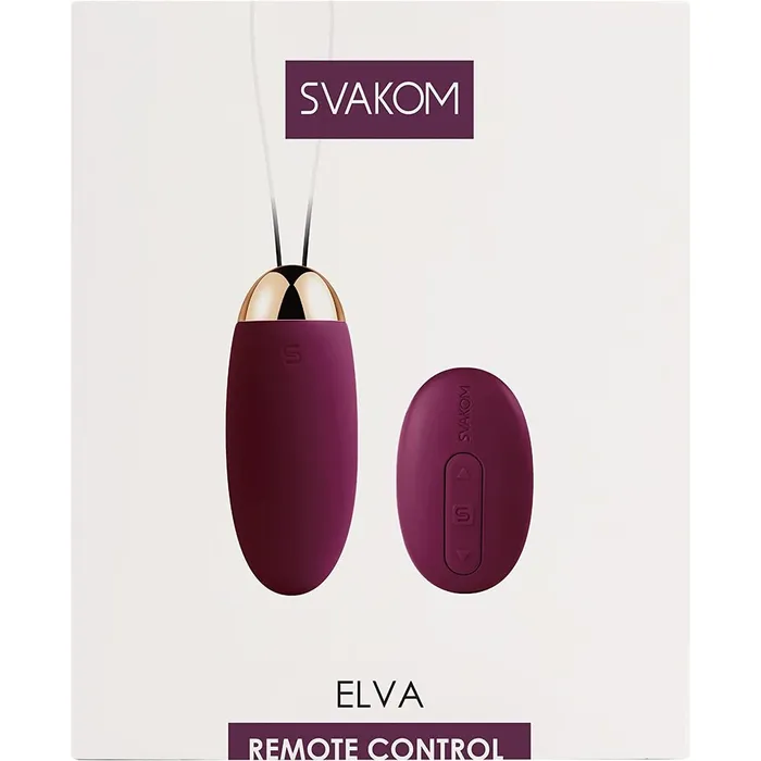 Vibrators Svakom Elva RemoteControlled Wearable Bullet Vibrator Purple Svakom Vibrators Svakom Elva RemoteControlled Wearable Bullet Vibrator Purple Svakom