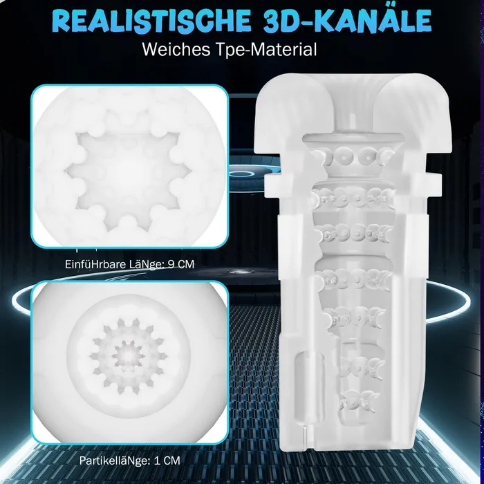 Vibrators xeoxhoneyde Masturbieren fr Mnner mit Vibration und Saugmodi