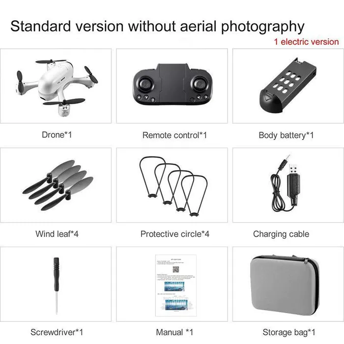 3ZToyBox Vibrators S88 Foldable Drone Pocket RC Quadcopter