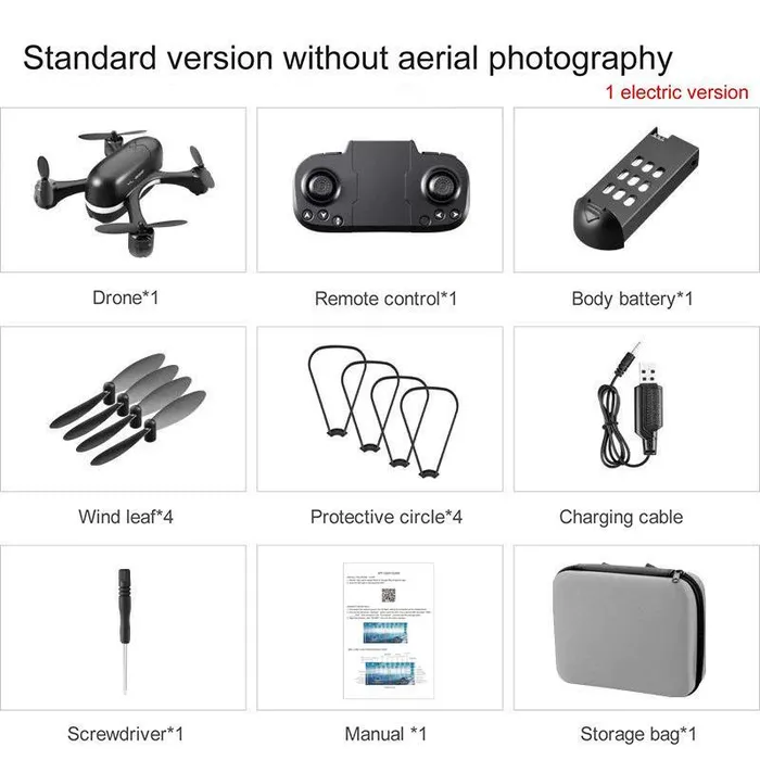 3ZToyBox Vibrators S88 Foldable Drone Pocket RC Quadcopter