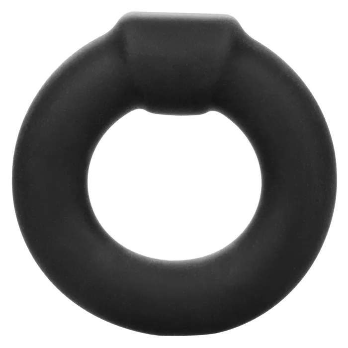 CalExotics Male Sex Toys Alpha Liquid Silicone Optimum Ring Black