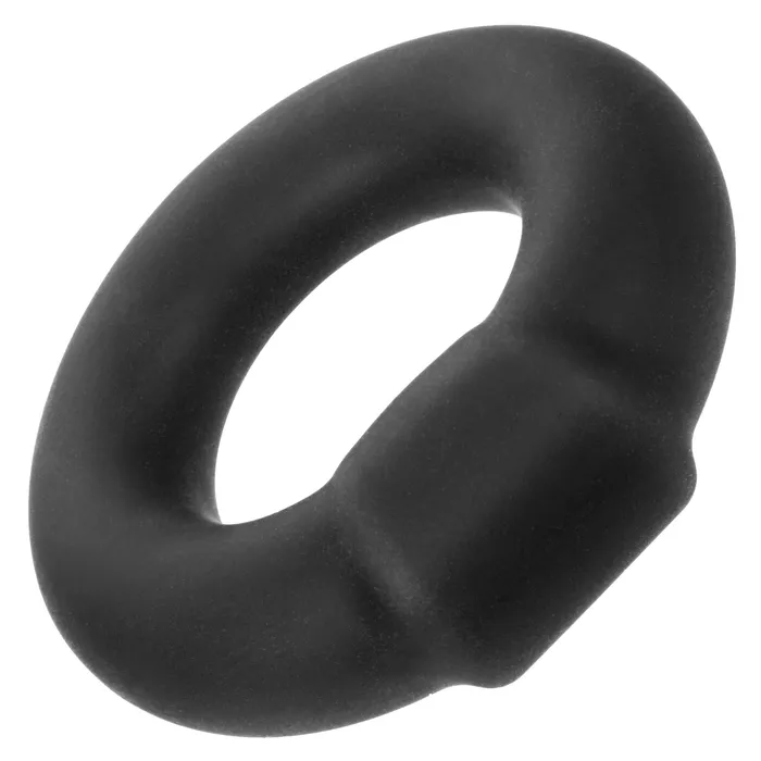 CalExotics Male Sex Toys Alpha Liquid Silicone Optimum Ring Black
