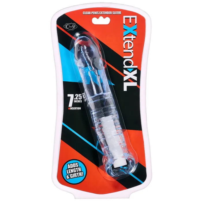 Cloud 9 Novelties Male Sex Toys Extend XL Penis Sleeve 725 Clear Cloud 9 Novelties Male Sex Toys Extend XL Penis Sleeve 725 Clear
