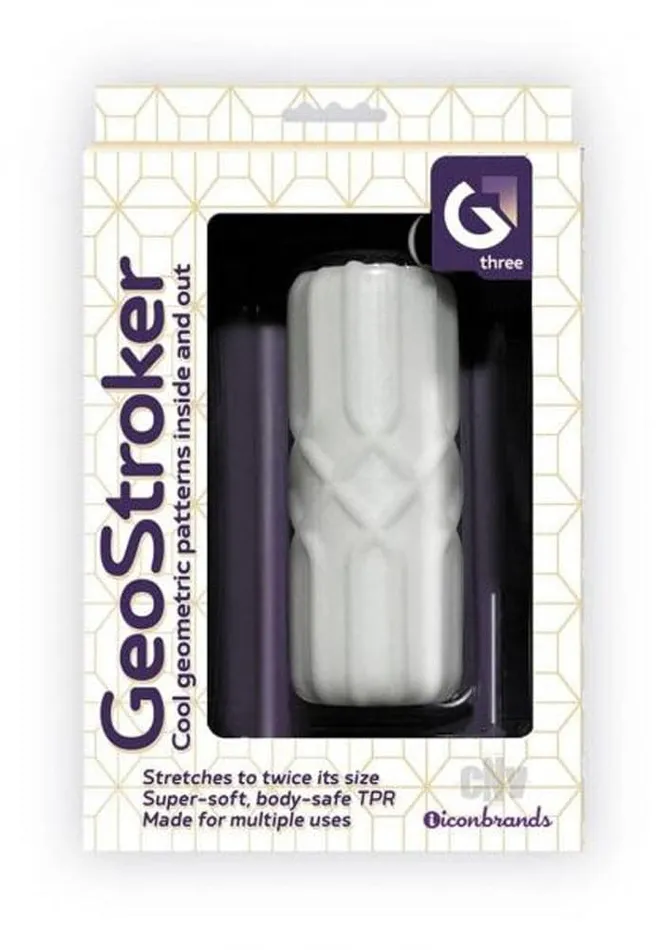 Geostroker 3 Stroker White Icon Brands Male Sex Toys