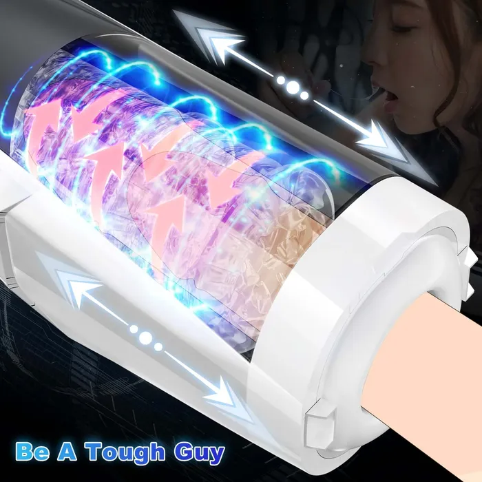 Male Sex Toys NyoKii Pre Order AVENGER 11 Modes Thrusting Rotating Auto Masturbator with Ultra Realistic Vagina