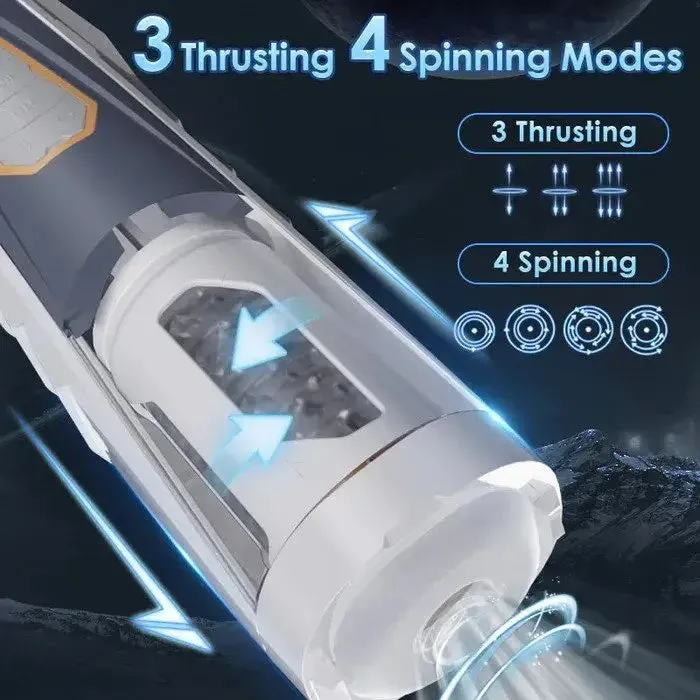 Male Sex Toys NyoKii Pre Order AVENGER 11 Modes Thrusting Rotating Auto Masturbator with Ultra Realistic Vagina