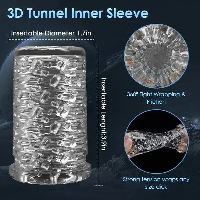 Male Sex Toys NyoKii Pre Order AVENGER 11 Modes Thrusting Rotating Auto Masturbator with Ultra Realistic Vagina