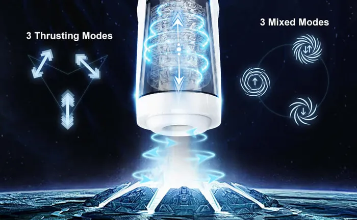 Male Sex Toys NyoKii Pre Order AVENGER 11 Modes Thrusting Rotating Auto Masturbator with Ultra Realistic Vagina