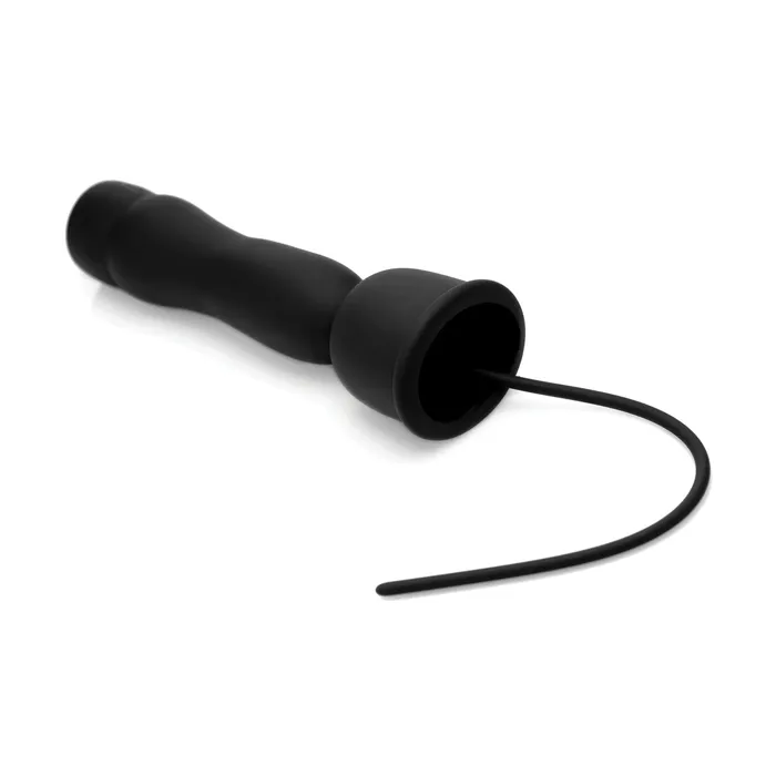 XR Brands Trinity Vibes Male Sex Toys 16x Penis Head Teaser With Urethral Sound Black